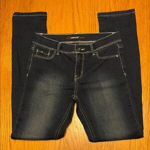 NWOT sz 12R Jordache Girl's Dark Blue Skinny stretch Jeans